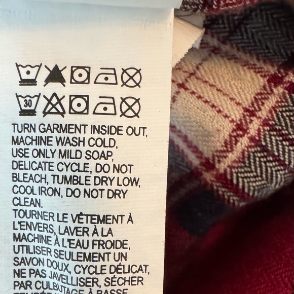 Lucky Brand Red and Cream Plaid Shirt - Picture 8 of 10